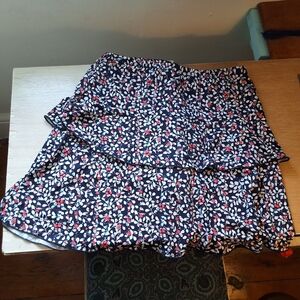 Soleil Floral Flounce Skirt Made in Canada
